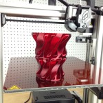 Ukázka vytisknutého 3D modelu - Váza